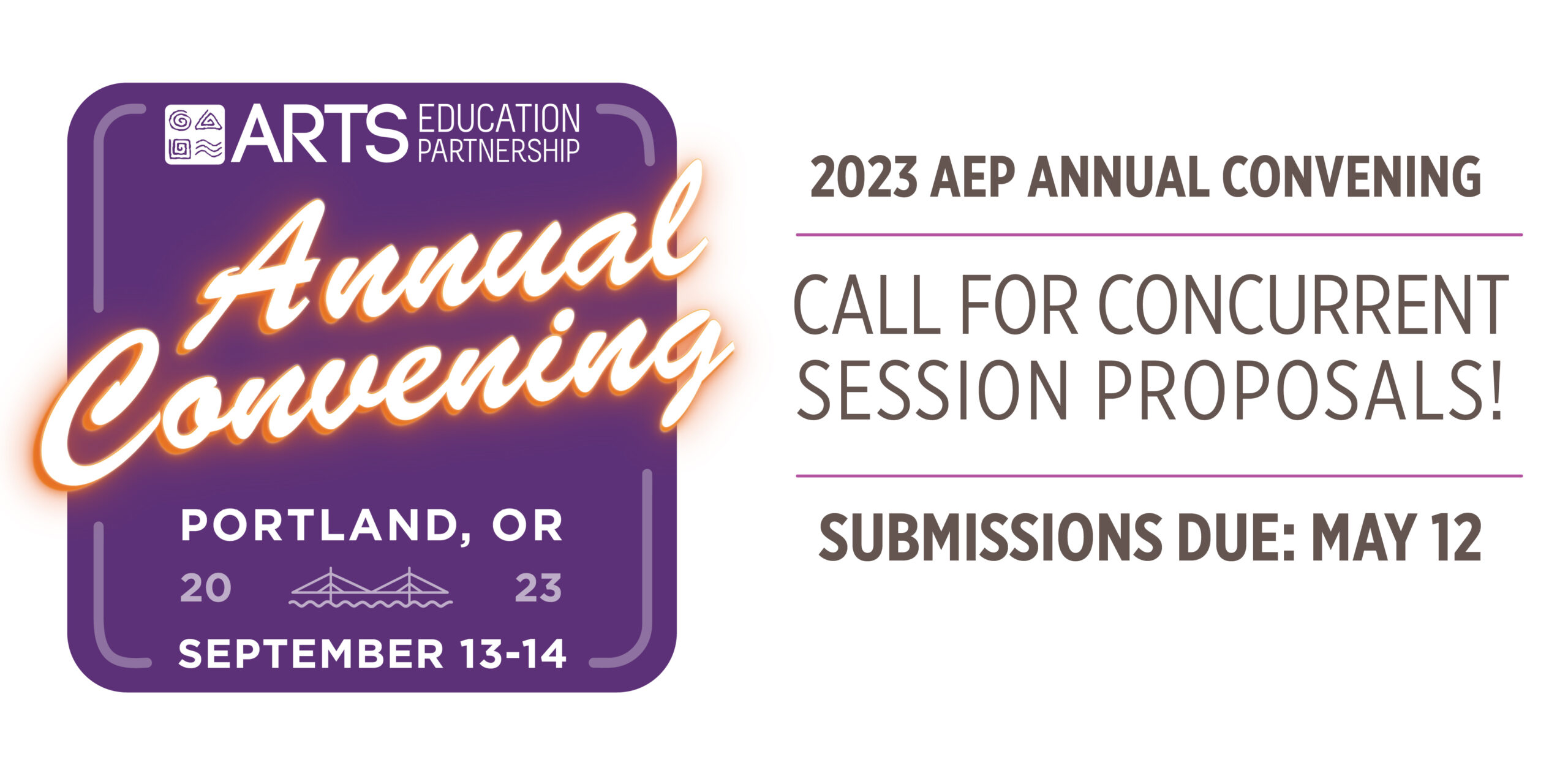 2023 AEP Annual Convening, Call for Concurrent Session Proposals! Submissions due May 12.
