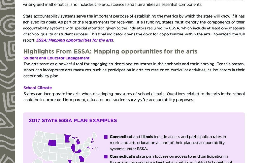 Accountability_ESSA Mapping the opportunities for the arts