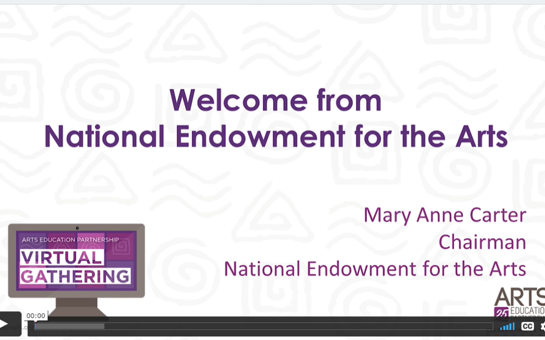 Arts Endowment Welcome Video Slide