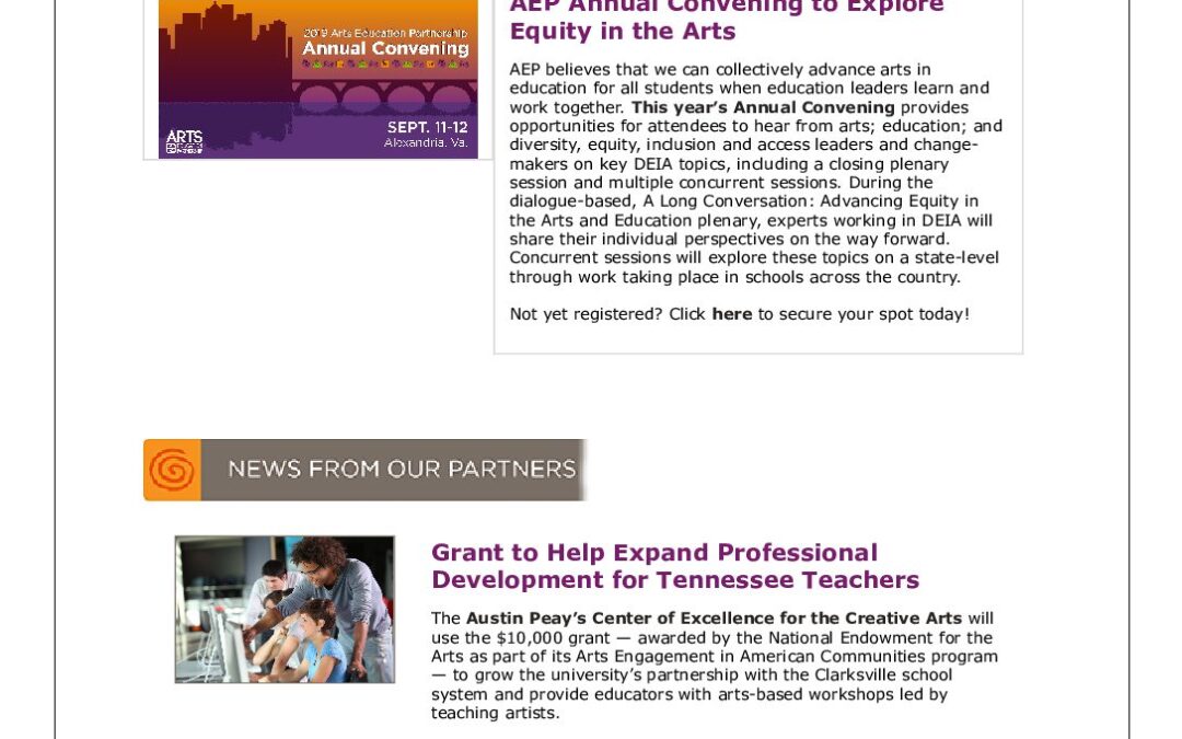 ArtsEd Digest _ AEP Annual Convening to Explore Equity in the Arts