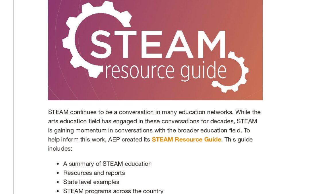 ArtsEd Digest _ Check Out Our New STEAM Resource Guide!