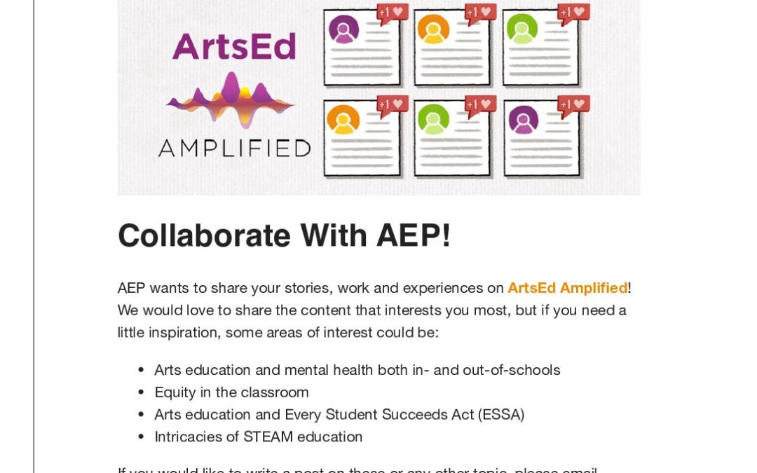 ArtsEd Digest _ Collaborate with AEP!