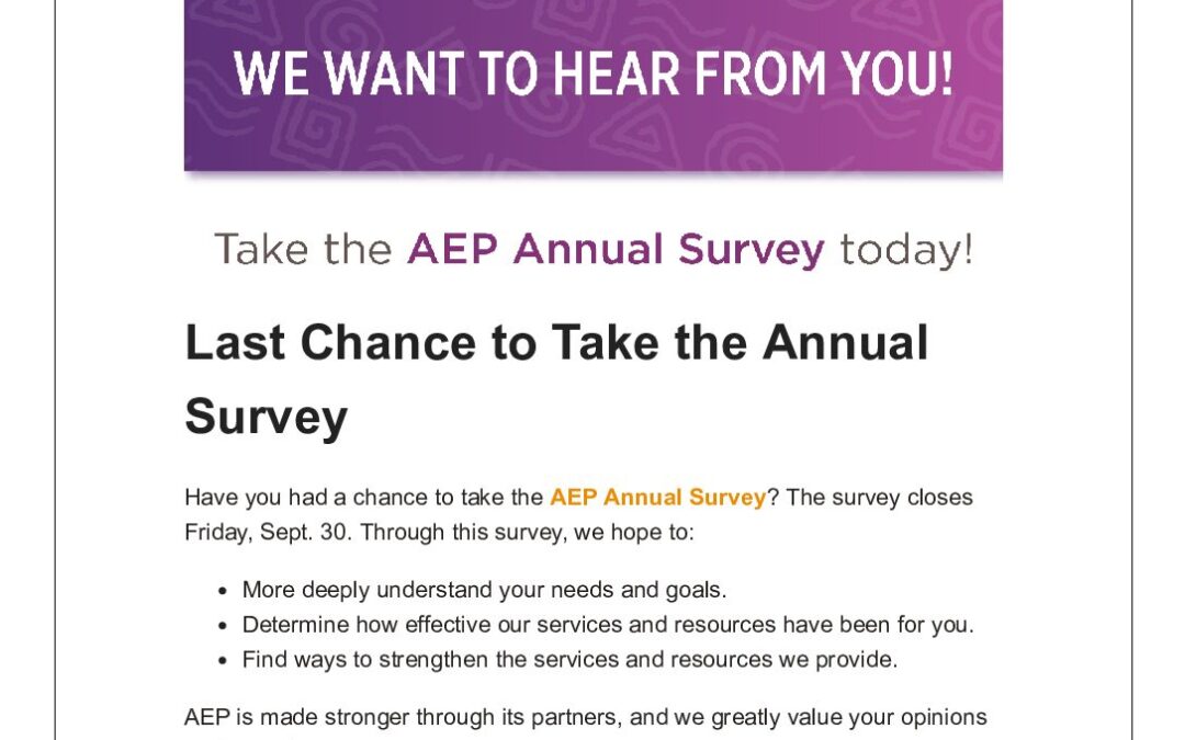 ArtsEd Digest _ Last Chance to Take the Annual Survey