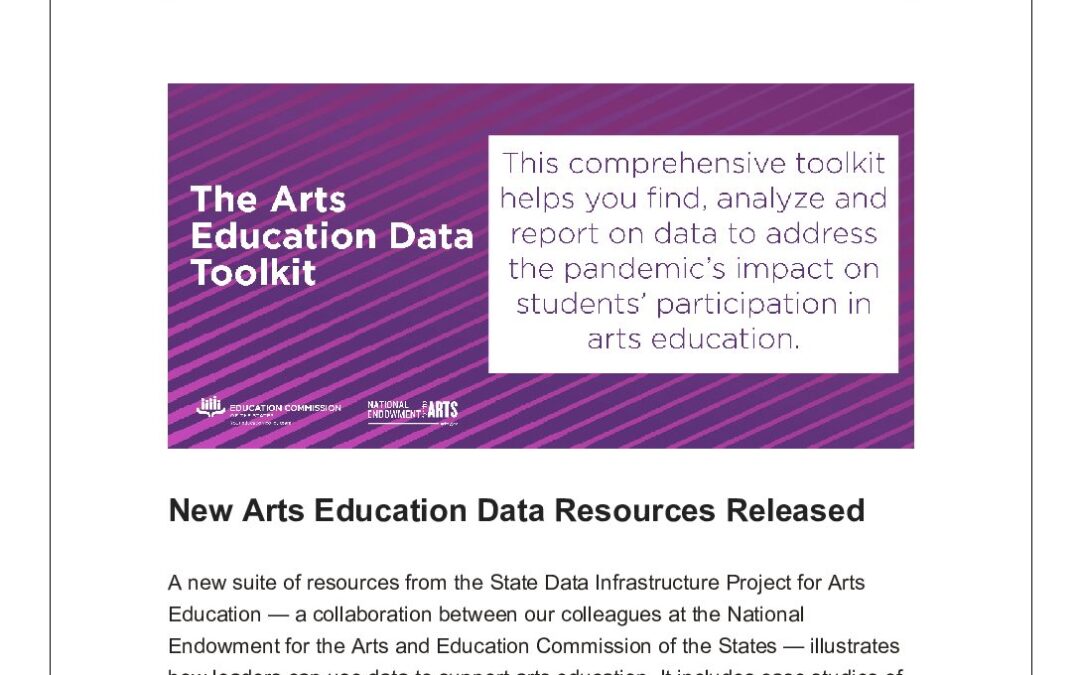 ArtsEd Digest _ New Arts Education Data Resources Released_Updated