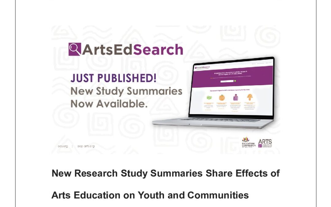 ArtsEd Digest _ New Research Study Summaries Released