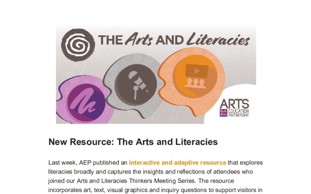 ArtsEd Digest _ The Arts and Literacies