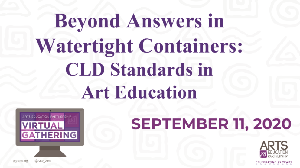 CLD Standards in Arts Ed Screenshot
