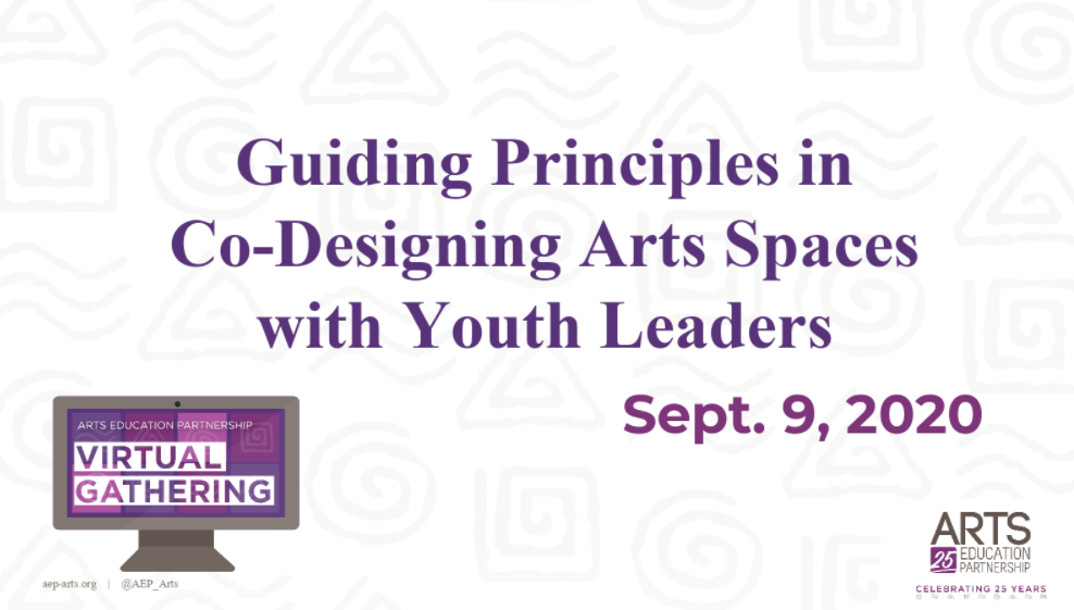 Guiding Principles in Co-Designing Arts Spaces With Youth Leaders