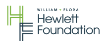 William + Flora Hewlitt Foundation Logo