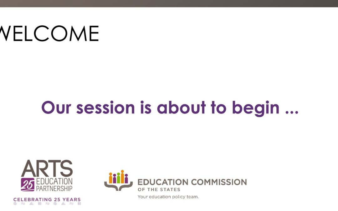 The Role of the Arts in Reopening Schools_A Group Discussion_PPT