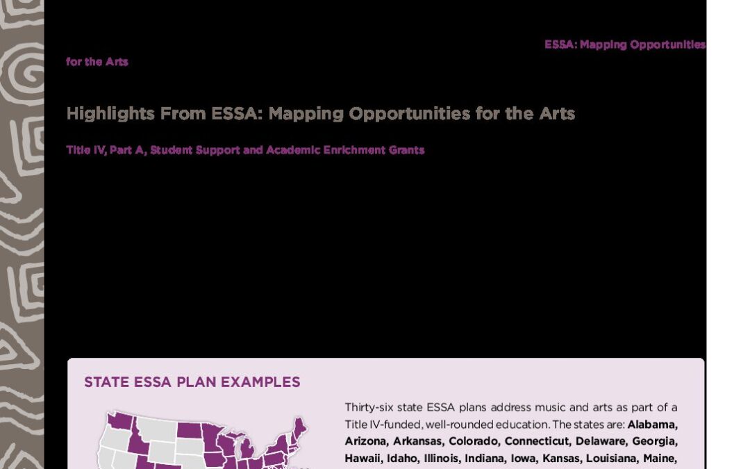 Title IV_ESSA Mapping Opportunities for the Arts